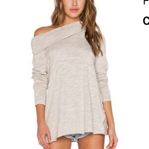 Free People | Cocoon Cowl Pullover in Oatmeal NWT